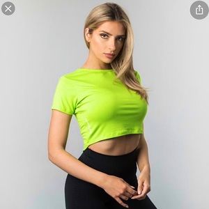 Alphalete Aspire Crop Top, Volt (S)
